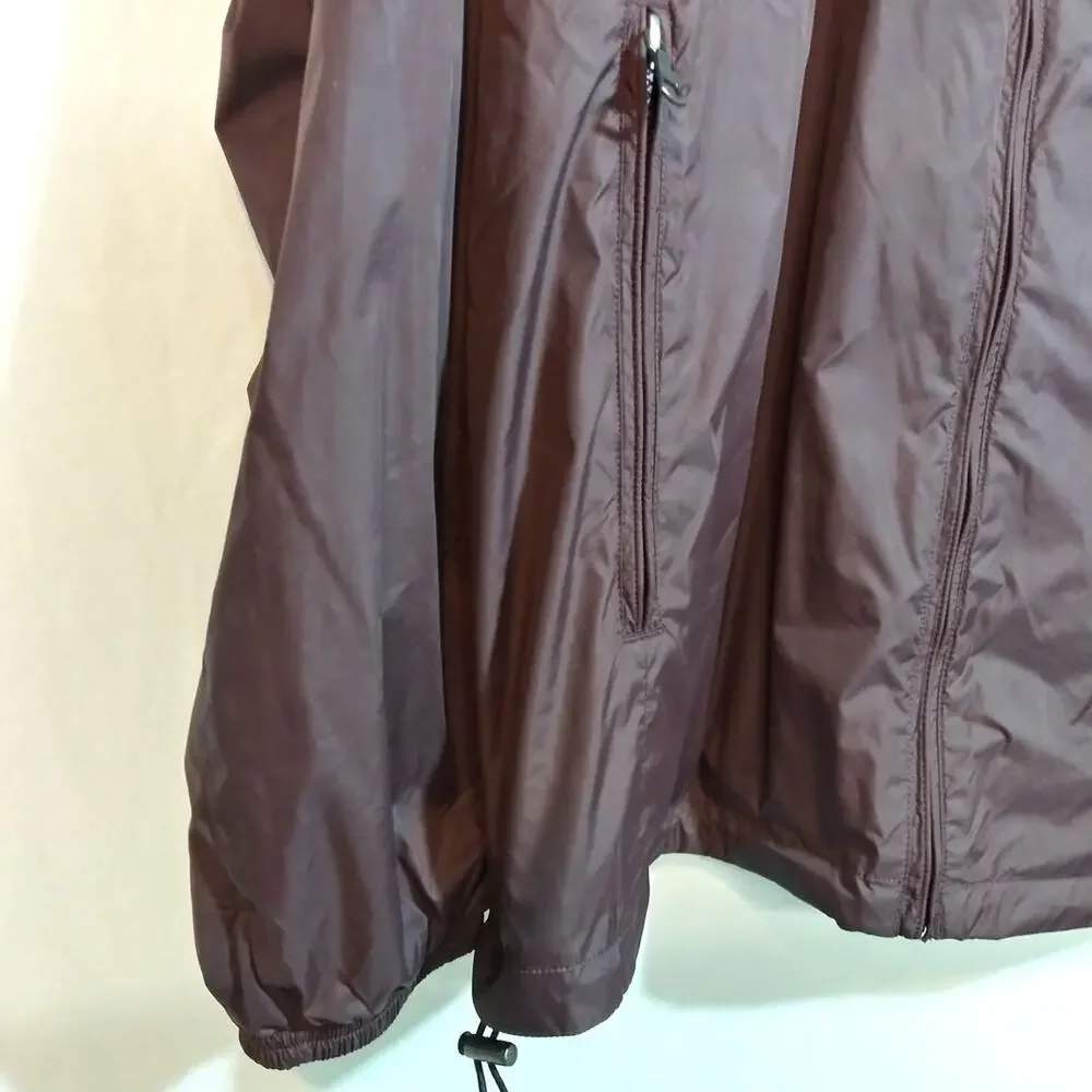 Uniqlo Men's Reversible Parka Jacket Burgundy Gray Size XL